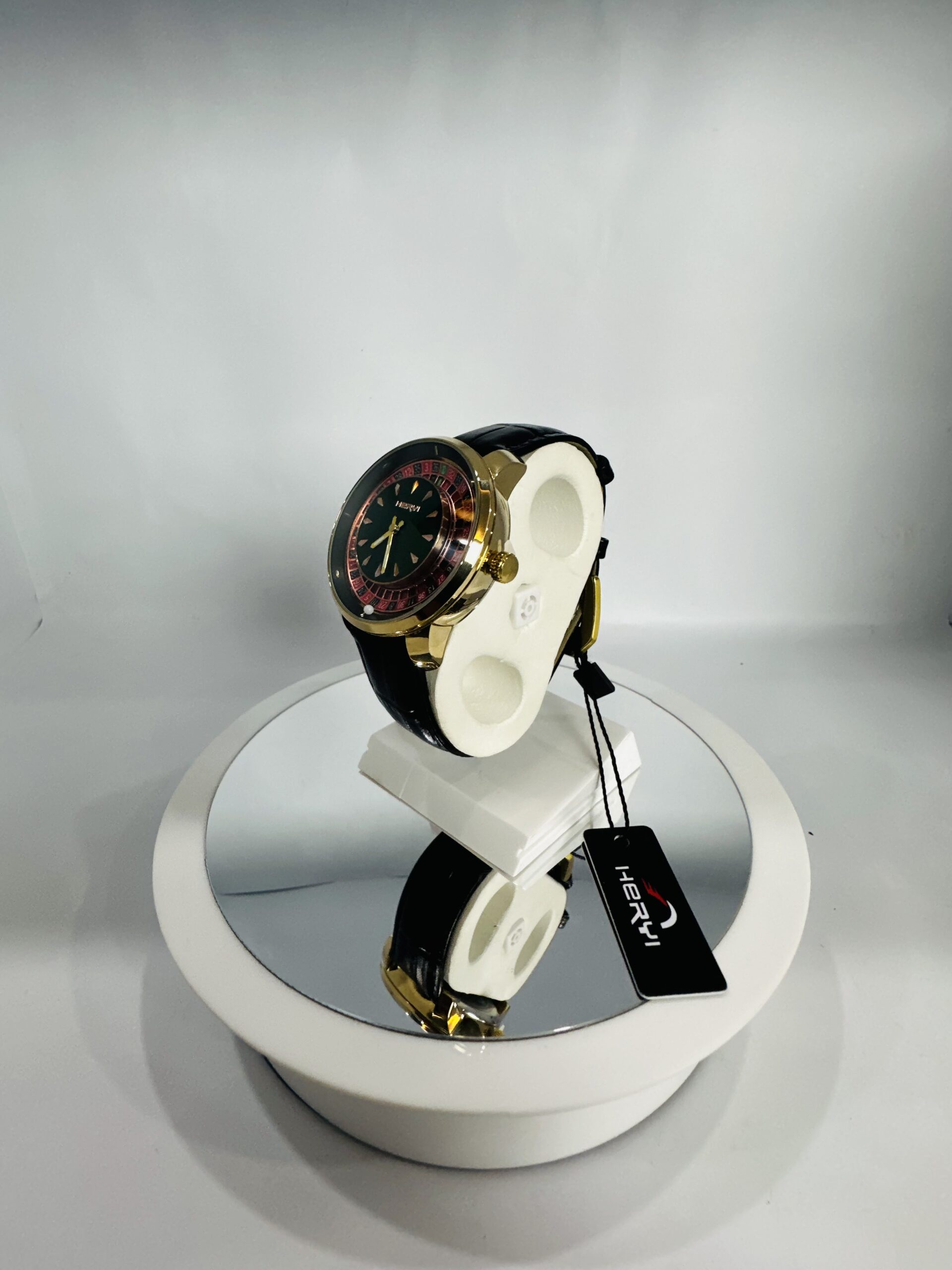 Heryi Casino-Style with Black Leather Strap - Image 3