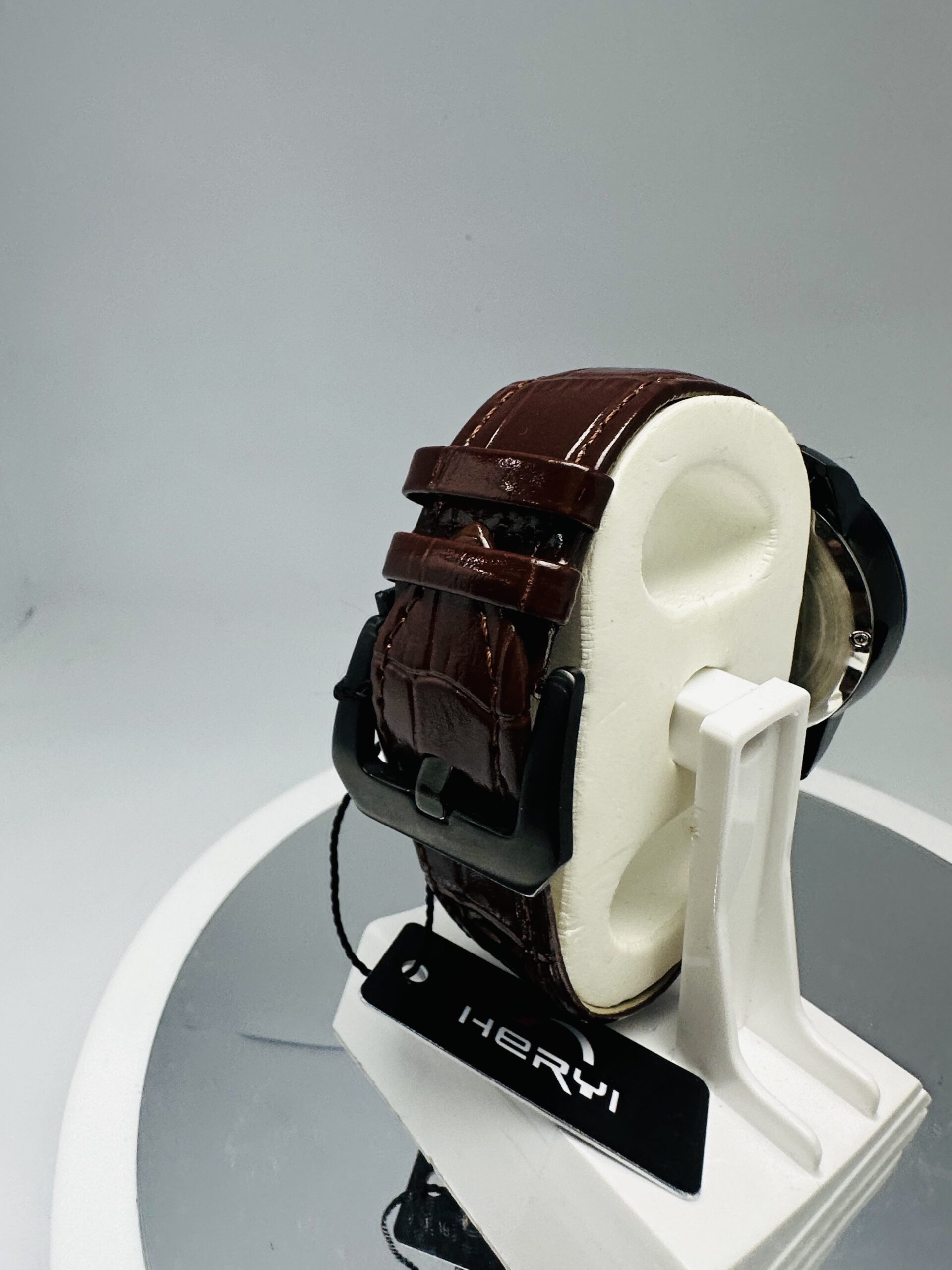 Heryi Casino-Style with Brown Leather Strap - Image 2