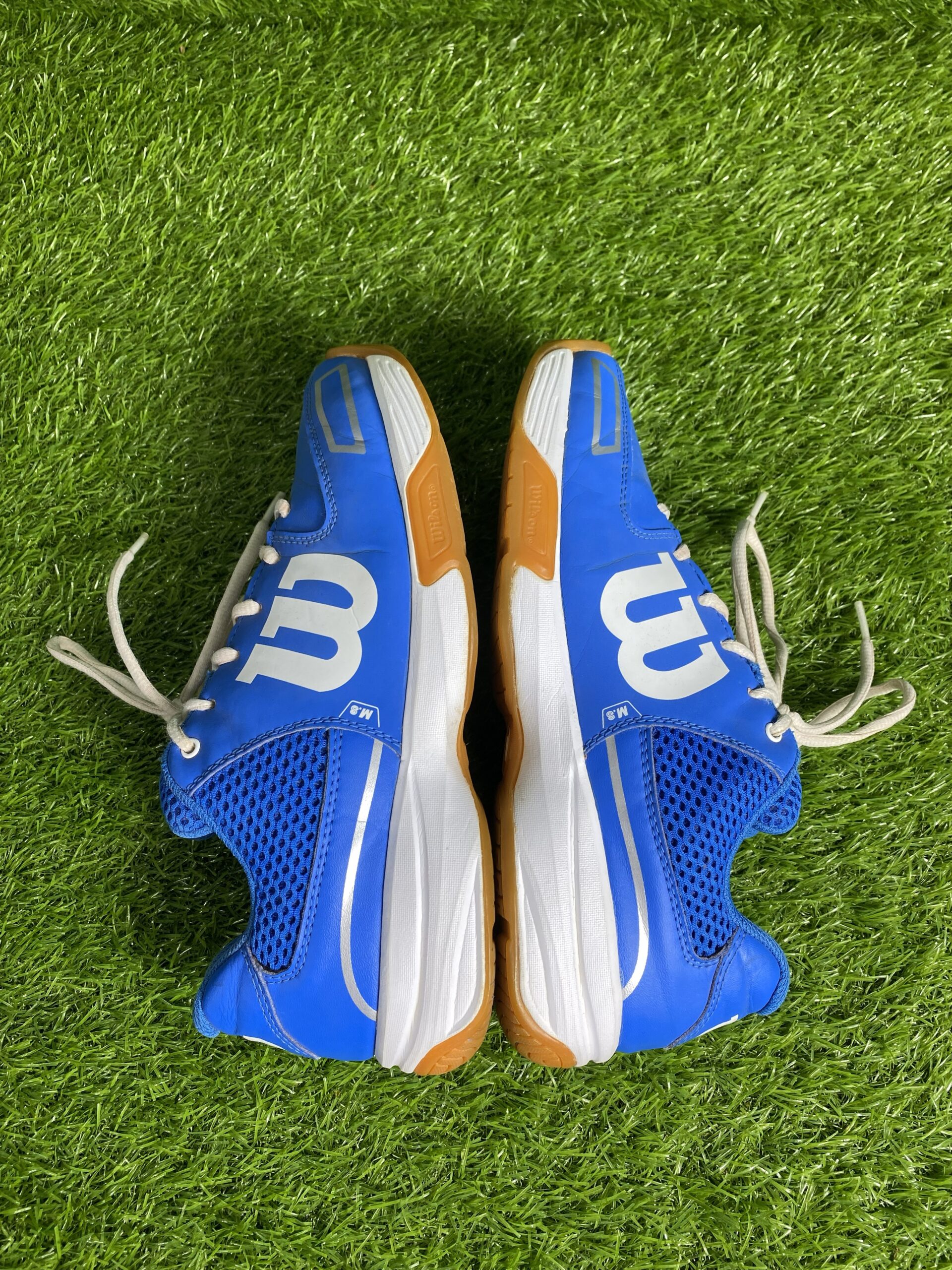 Wilson Storm indoor court shoe (white & blue) - Image 2