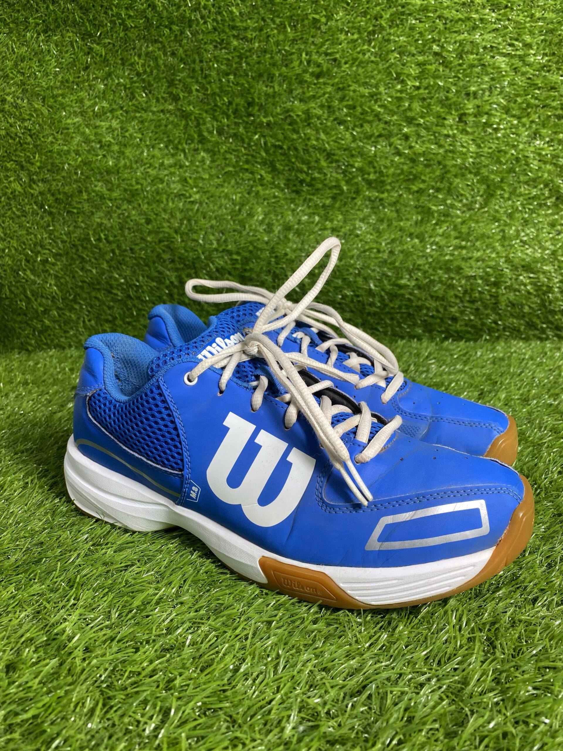 Wilson Storm indoor court shoe (white & blue) - Image 3