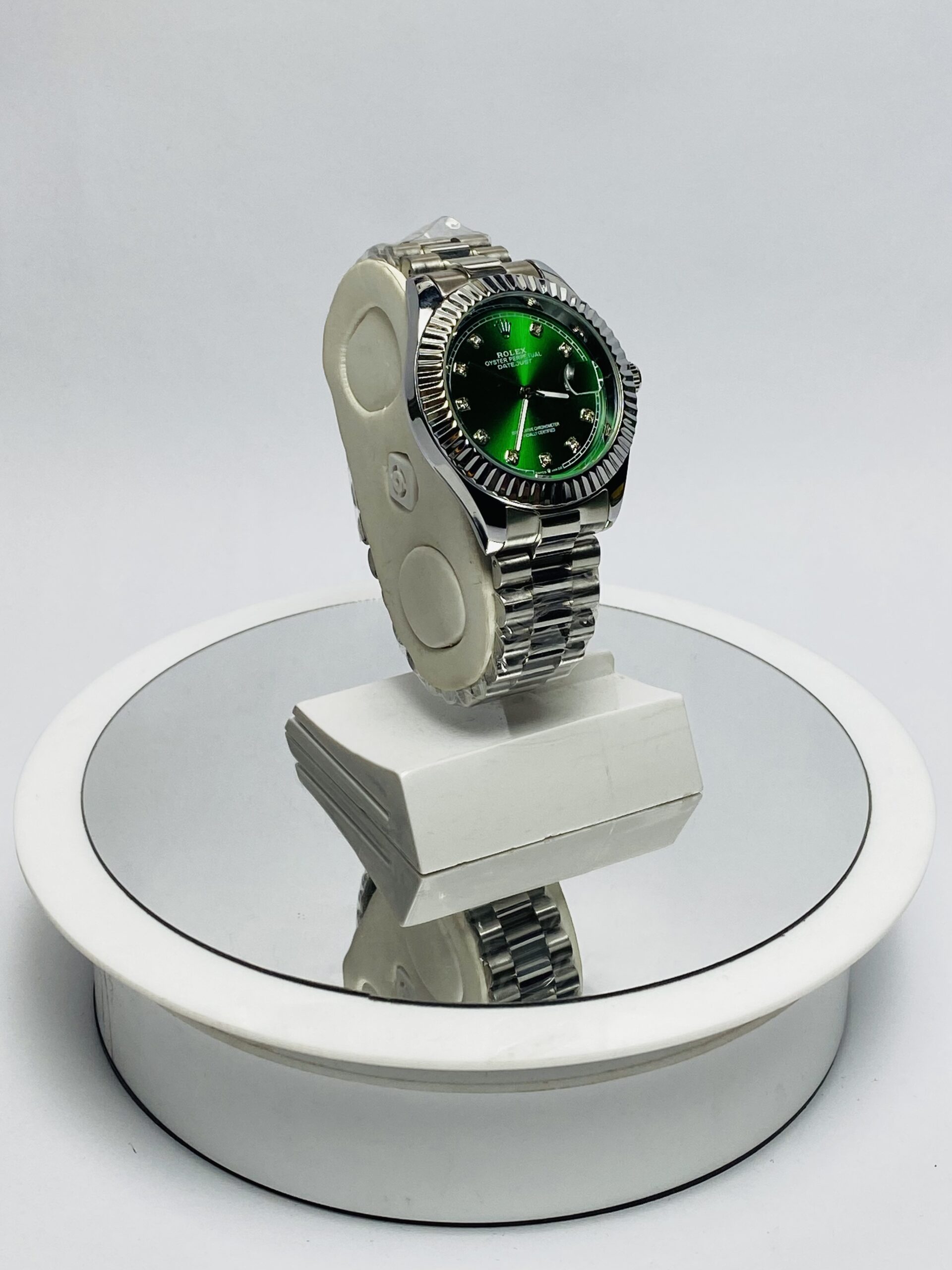 Rolex Date Just Green Diamond dial - Image 3