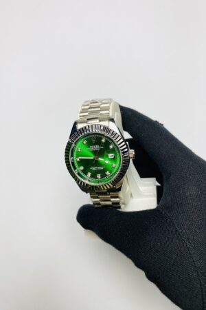 Rolex Date Just Green Diamond dial